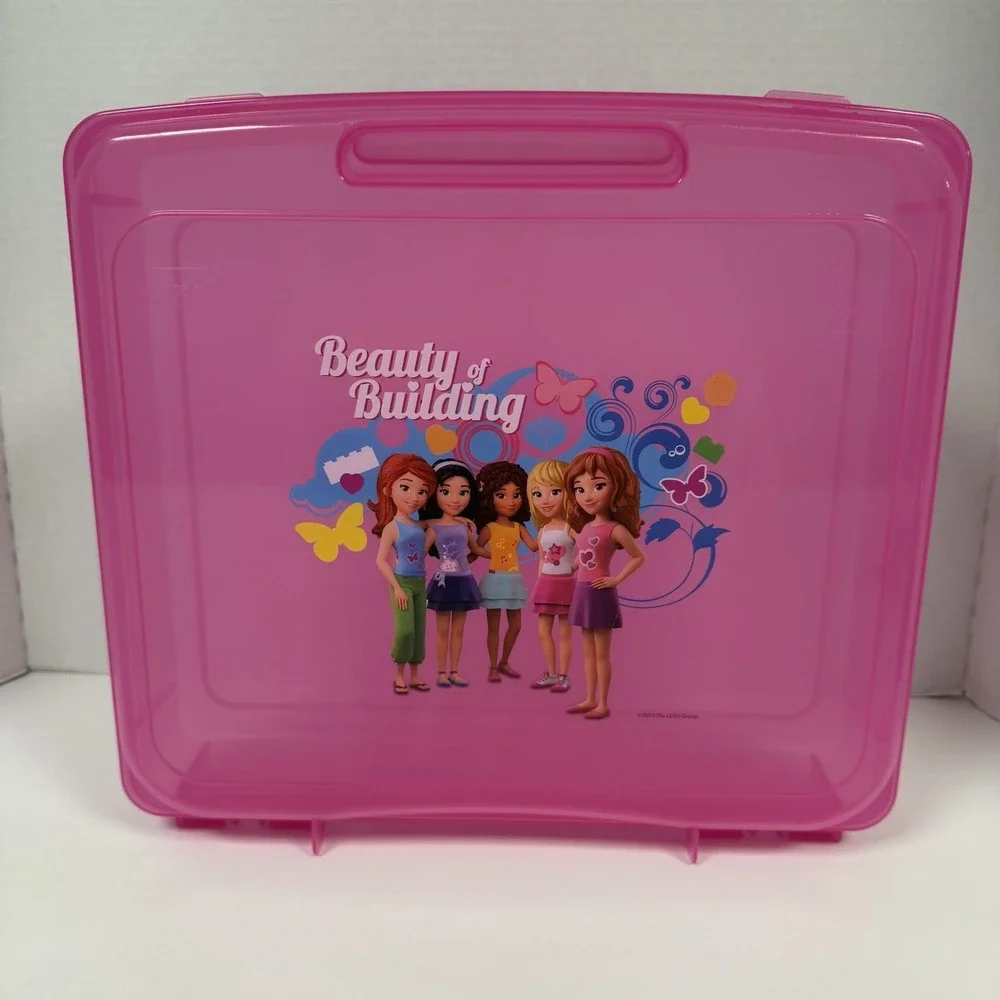 LEGO Storage Case‎ LEGO FRIENDS Beauty of Building Large Pink Clean Lightly Used